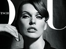 Milla Jovovichová na obálce nmecké edice Vogue