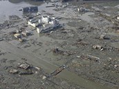 Minamisanriku ti dny po po niivm zemtesen a tsunami (14. bezna 2011).