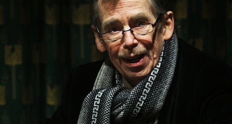 Václav Havel na slavnostní premiée filmu Odcházení (Praha, 22. bezna 2011)