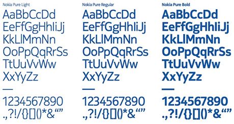 Nokia Pure - nov font finskho vrobce