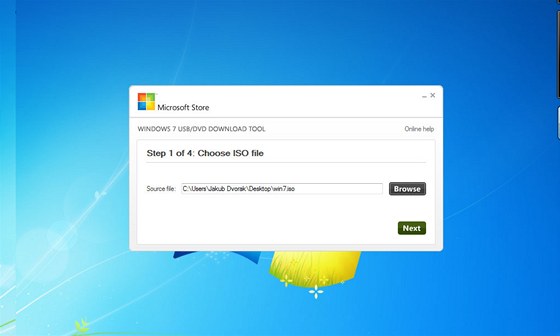 Windows 7 USB/DVD Download Tool