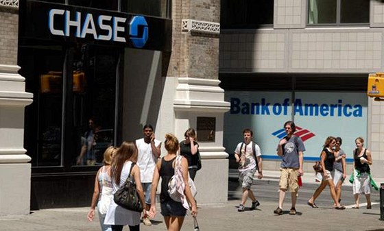 Generální editel JPMorgan tvrdí, e banka je dostaten silná. Ilustraní foto.