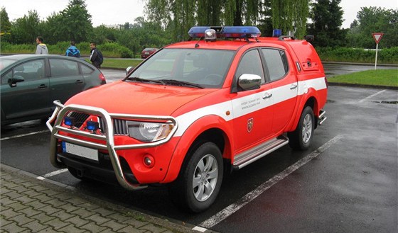 Hasiská zbrojnice v Ostrav upoutala mladého zlodje, lup chtl odvézt hasiským vozem. Ilustraní snímek
