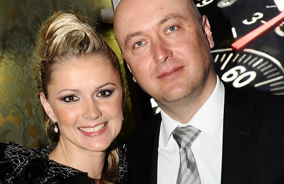 Monika ídková s manelem Petrem Brzeskou - eská Miss 2011