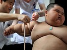 Tíletý Lu Hao váí 60 kilogram