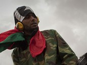 Libyjt povstalci u Adedabji (21. bezna 2011)