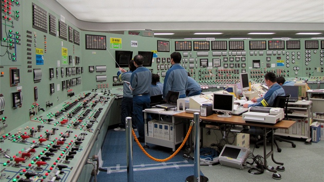 Velín japonské jaderné elektrárny Fukuima (archivní snímek z roku 2010)