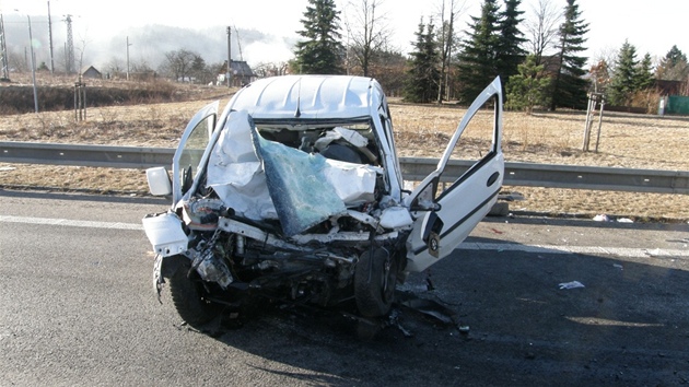 Tragická nehoda na Kunratické ulici v Liberci (24.3.2011)
