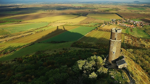 hrad Hazmburk - pohled z horní ve. 