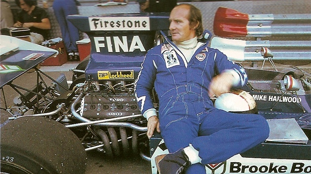 Mike Hailwood v boxech Velké ceny Monaka Mike Hailwood v boxech Velké ceny Monaka