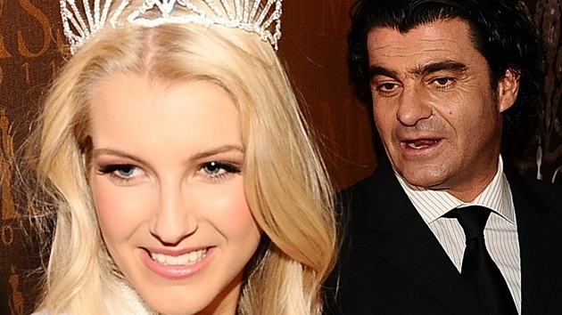 eská Miss 2011 Jitka Nováková a Alberto Tomba