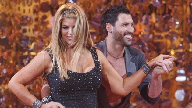 Kirstie Alley a její tanení partner Maksim Chmerkovskiy (2011)