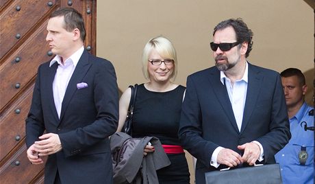 Vít Bárta, Kristýna Koí a Radek John na snímku z ervence 2010.