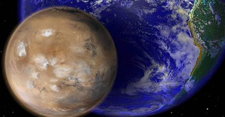 Na Mars velikosti Msíce musí fanouci rudé planety zapomenout. Ilustraní foto.