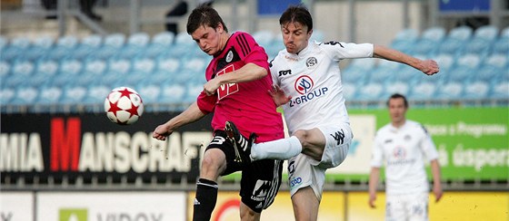 Slovácko si na svém stadionu poradilo s eskými Budjovicemi. Ilustraní snímek