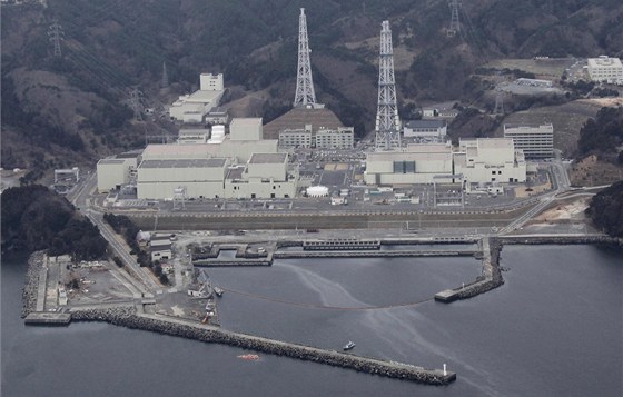 Jaderná elektrárna Oginawa na snímku z 8. dubna 