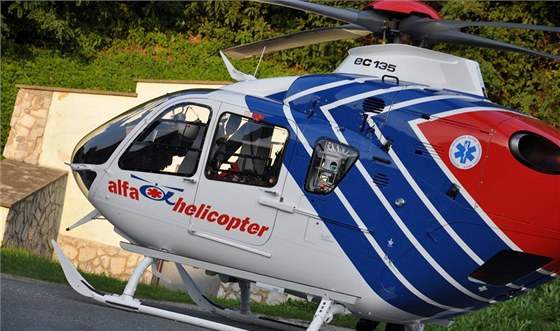 Vrtulník Zdravotnické záchranné sluby Olomouckého kraje