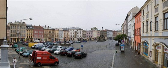 Olomoucké Dolní námstí na podzim 2010.