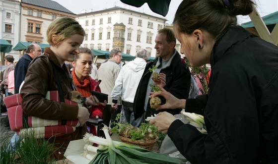 V záí budou ve svém mst moci poprvé vyrazit na farmáské trhy obyvatelé Litovle a ternberka. Msta se tak zaadí po bok Olomouce, Perova, umperku, Zábehu i Hranic. (Ilustraní snímek)