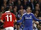 TO SNAD NE. Nespokojený útoník Chelsea Fernando Torres. 