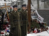 Polsk ceremonie k prvnmu vro tragickho mrt polskho prezidenta Lecha Kaczynskho a dal necel stovky sttnk