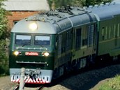 Speciln obrnn vlak s Kim ong-ilem projd KLDR (30. srpna 2010)