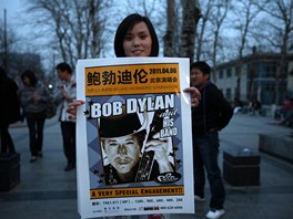 Mlad anka dr plakt na pekingsk koncert Boba Dylana