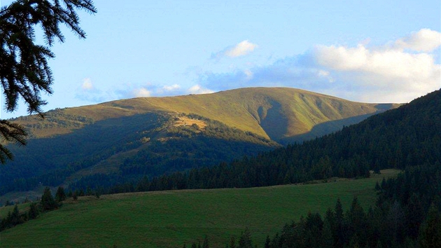 Polonina. Typická krajina Podkarpatské Rusi