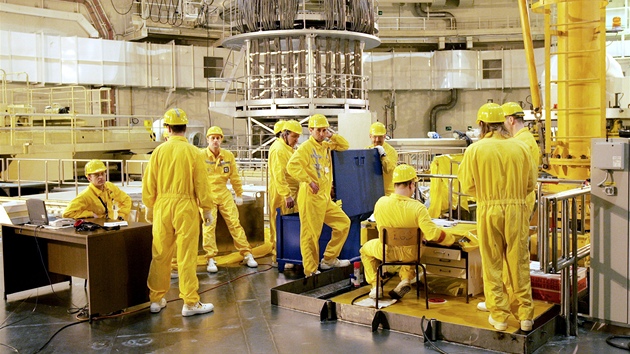 Reaktorový sál Bloku 1 jaderné elektrárny Temelín