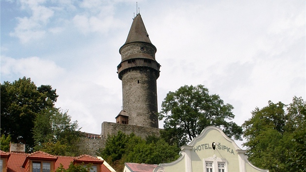 Trúba nad tramberským námstím - pohled, který se neomrzí.