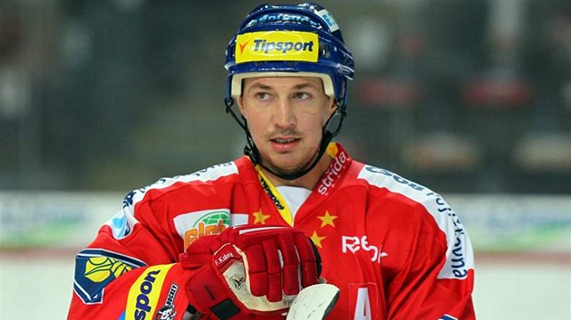 František Kaberle v dresu Pardubic František Kaberle v dresu Pardubic