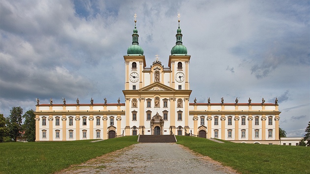 Bazilika Navtívení Panny Marie, která stojí na Svatém Kopeku u Olomouce.