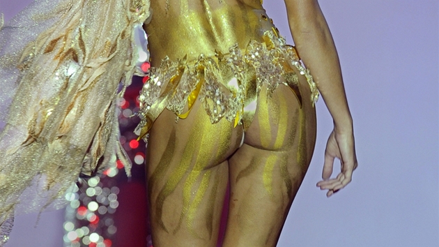 Pehlídka sexy spodního prádla návrháe Claudia Cosana na fashion weeku v Buenos Aires