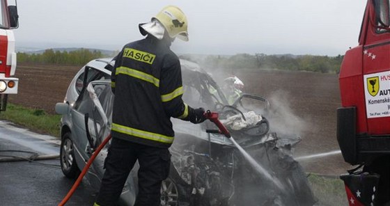 Nehoda u Nezabylic na Chomutovsku