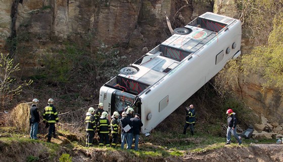 Nehoda autobusu na praském Zliín. (18. dubna 2011)