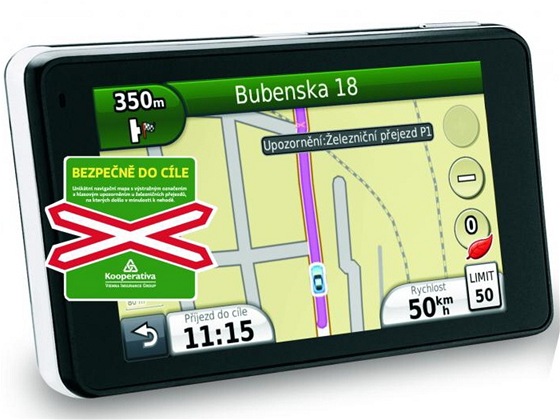 Nová mapa pro navigace Garmin