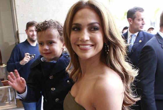 Jennifer Lopezová se synem