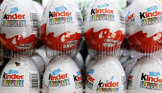 Zemel ddic firmy Ferrero, která vyrábí i kinder vajíka. Ilustraní foto