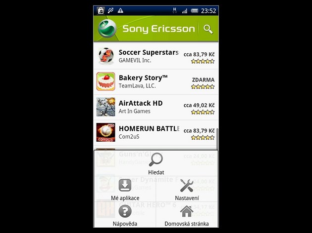 Sony Ericsson Android Market