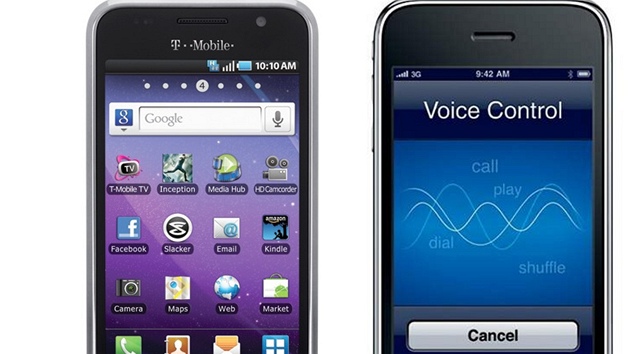 Samsung Galaxy S 4G versus iPhone 3GS  