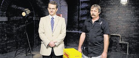 Marek Hirato (vlevo) se v minulosti objevil v poadu eské televize Den D. Neúspn se tam tehdy snail obhájit podnikatelský zámr jednoho ze soutících.