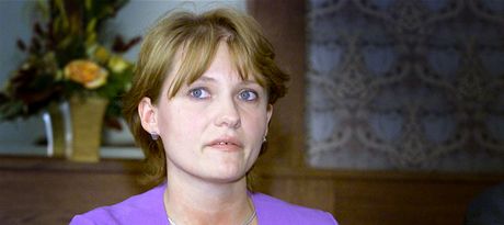 Radka Kafková, bývalá manaerku eské konsolidaní agentury na snímku ze srpna 2000.
