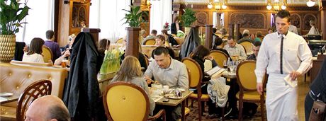 Snídan v praské restauraci a kavárn Café Imperial