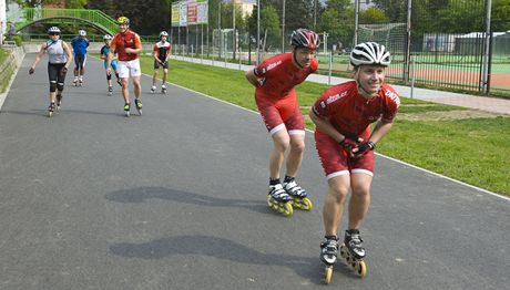 Bruslai mohou vyuívat novou in-line dráhu v areálu TJ Slavie V Plze v Borském parku.