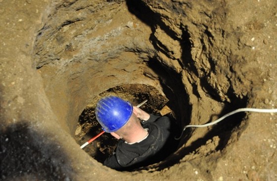 Archeologové nali základy stedovké kaple. Ilustraní snímek