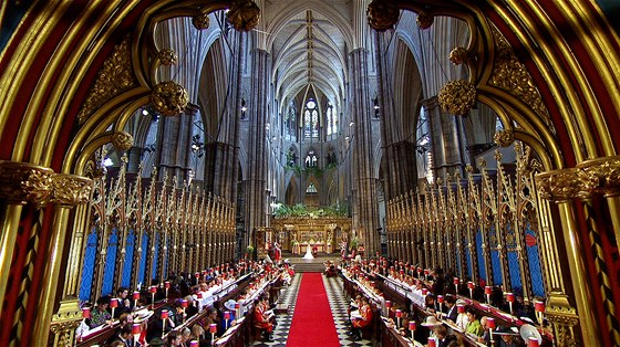 Westminster Abbey je místem, kde se u uskutenilo patnáct královských svateb. William a Kate si tisíc let staré opatství vybrali pro jeho nádheru, bohatou historii a navzdory jeho rozlehlosti i pro relativn intimní atmosféru ped oltáem.