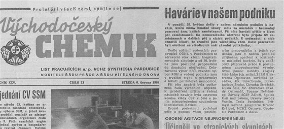 Jak psaly noviny o semtínském výbuchu v roce 1984