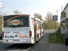 Rekonstrukce nehody autobusu na praskm Zlin