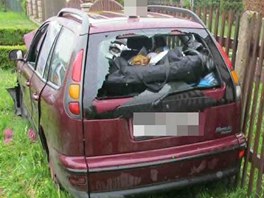 Fiat Marea po nehod v ernilov (26. dubna 2011) 