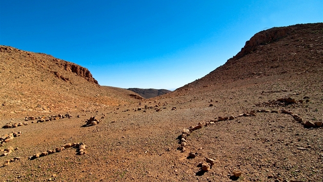 Vysoký Atlas, sedlo nad soutskou Todra